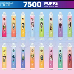 INF無限拋棄式|鬼滅之刃聯名款7500口一次性電子煙#貨到付款#