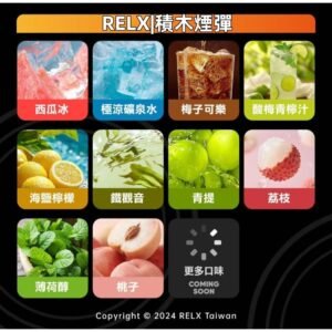 Relx Creator 積木系列 22000puffs 煙彈|只適配RELX積木專屬主機